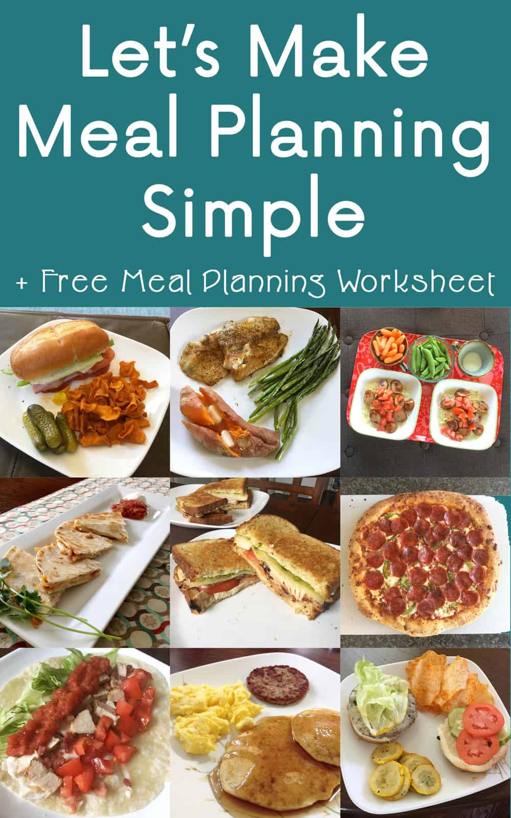 Let's Make Meal Planning Simple - The (mostly) Simple Life