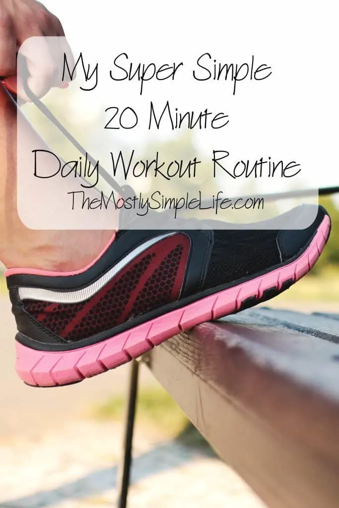 Super simple workout routine that can be done at home with little equipment! 