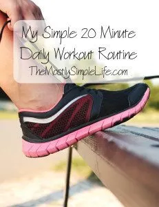 simple 20 mintute workout routine