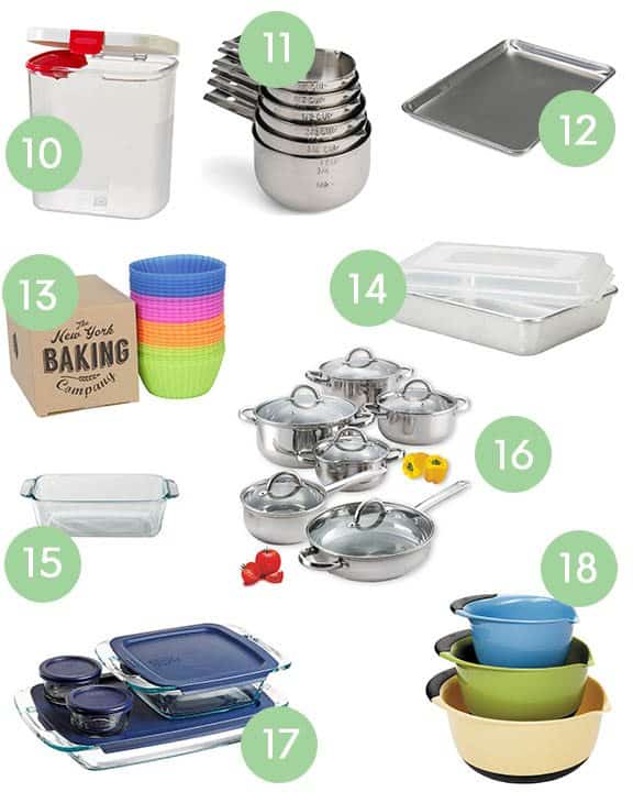 Wedding Registry Essentials Bakeware