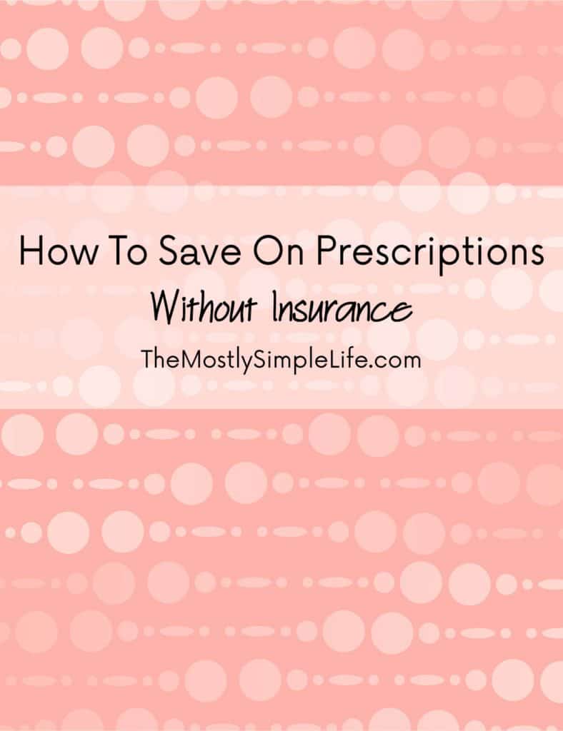 save on prescriptions