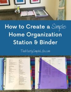 home organizationstation feature