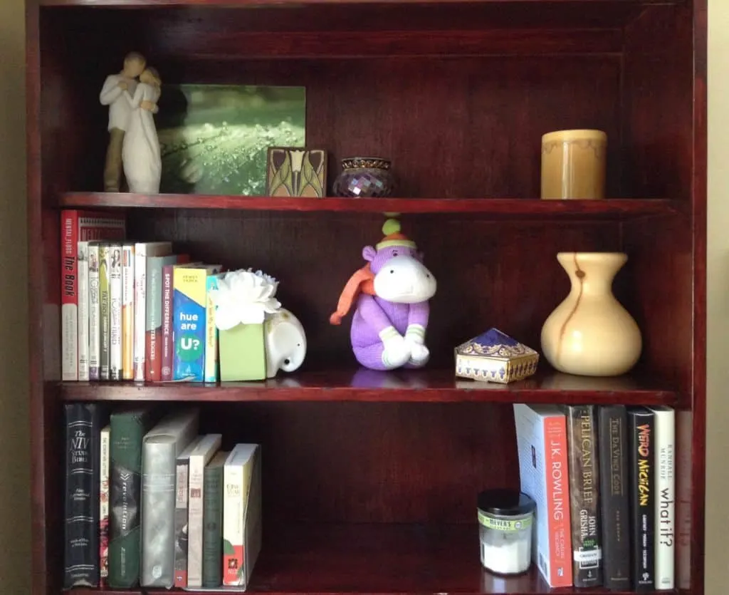 Declutter Your Books Top Bookcase