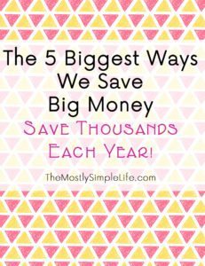 Feature Biggest Ways To Save Money