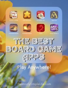 board game apps feature