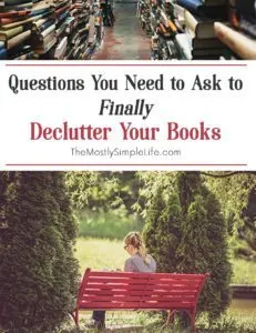 declutter your books feature