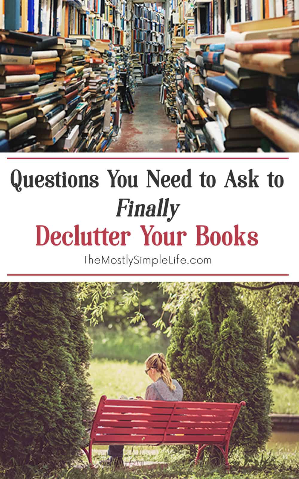 books to unclutter books to unclutter