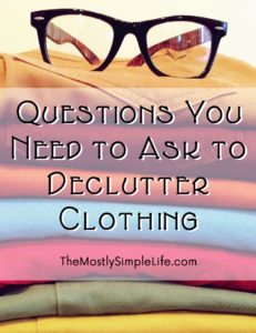 feature declutter clothing