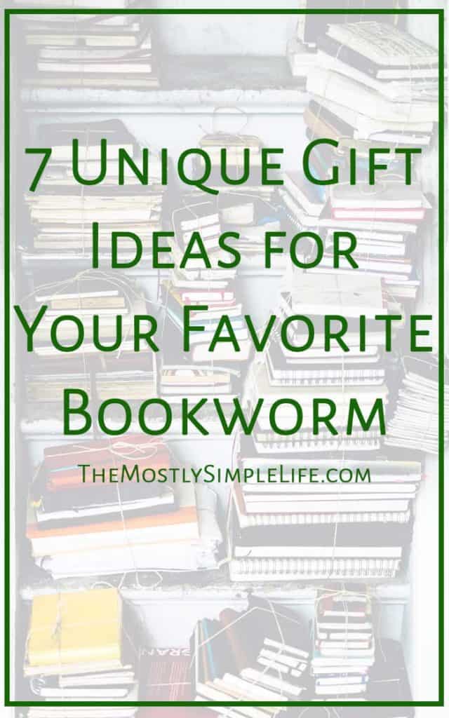 7 Unique Gift Ideas for Your Favorite Bookworm | Book Lover Gift Guide | Christmas Present Ideas | Pin now and save for Christmastime! 