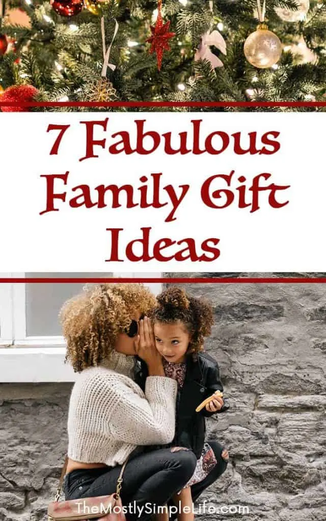 7 Fabulous Family Gift Ideas | Christmas gift guide | Family Christmas present guide | Pin now for Christmastime!