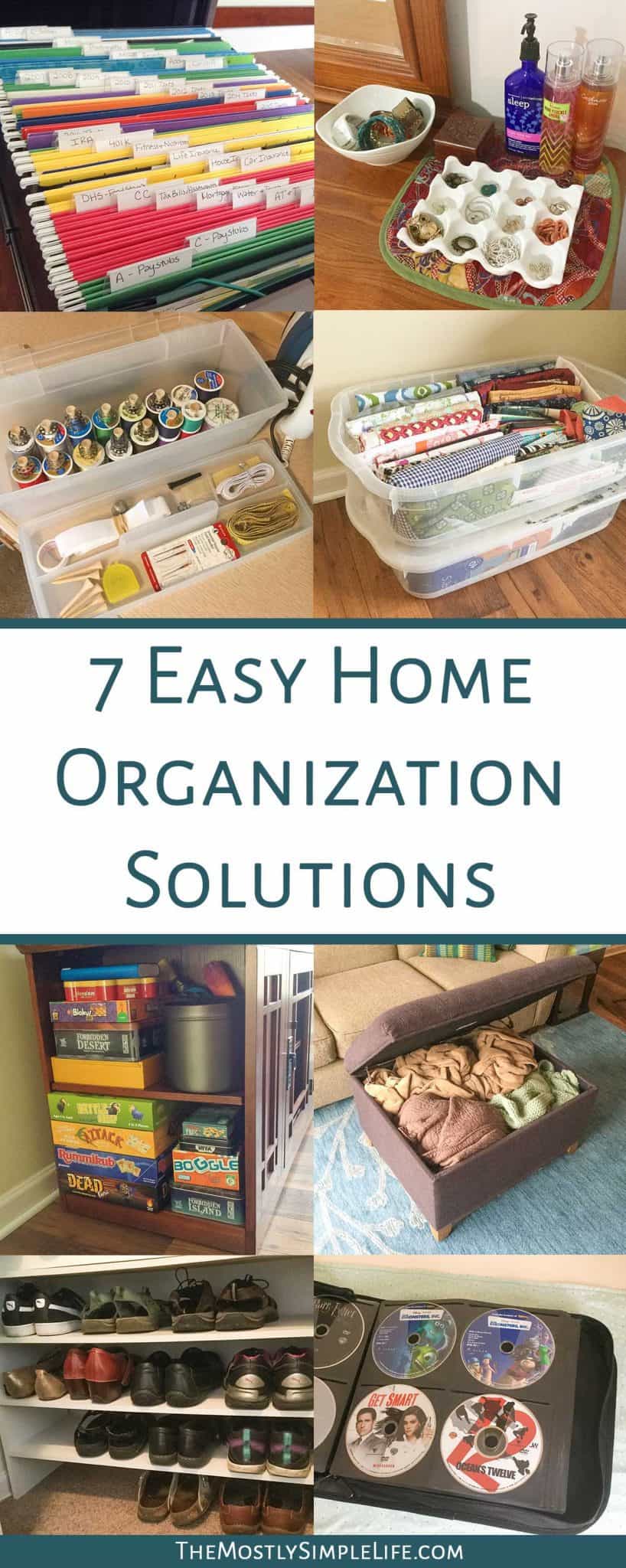 7 Home Organization Solutions