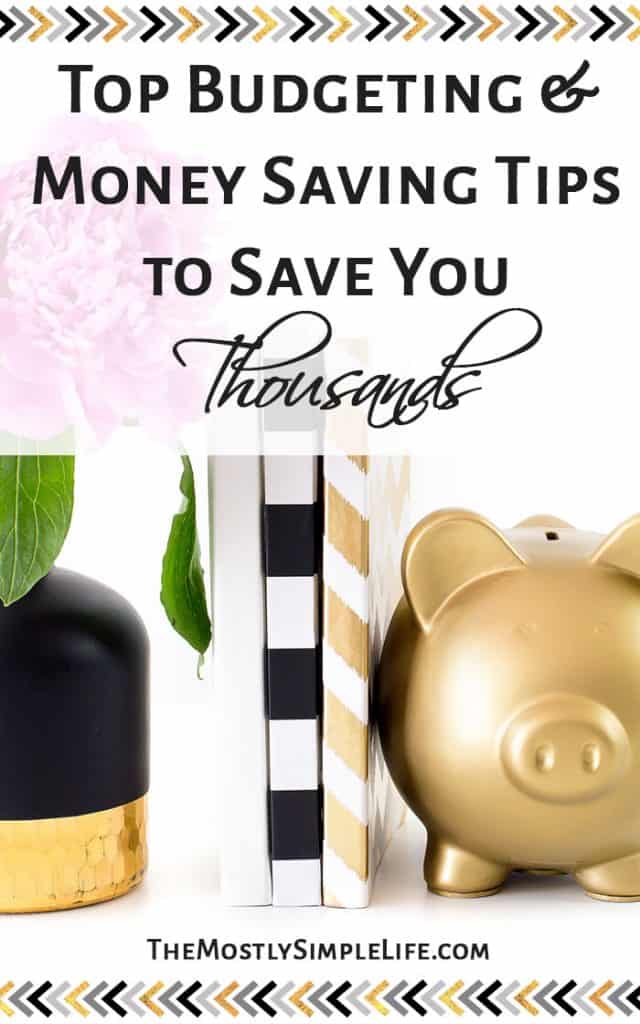 Top Budgeting and money saving tips to save thousands per year | Live on $1500 per month | House buying tips | Save money | Click through for all this awesome info! 