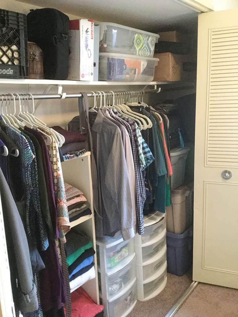 Apartment Bedroom Closet Tour - The (mostly) Simple Life