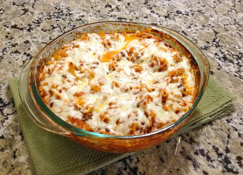 Cheater Lasagna - super easy lasagna! 