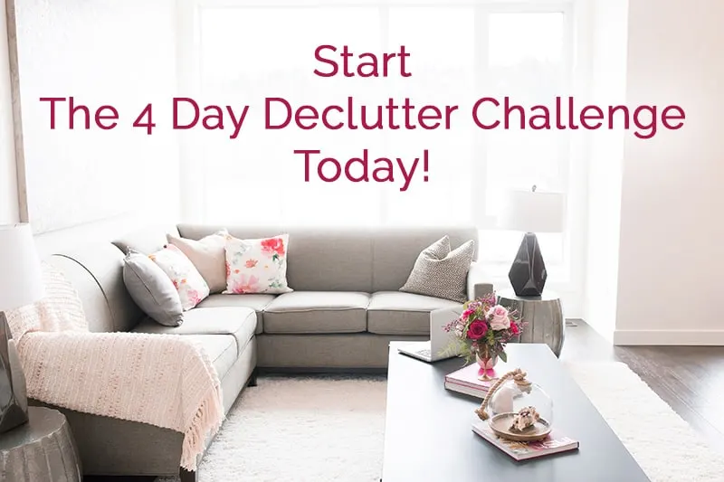 The 4 Day Declutter Challenge from The (mostly) Simple Life