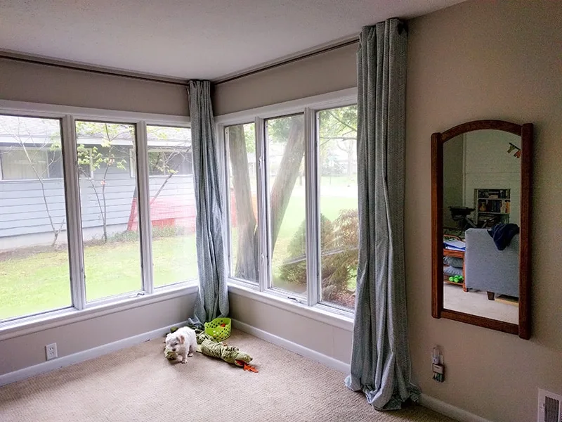 DIY curtains that saved us money!