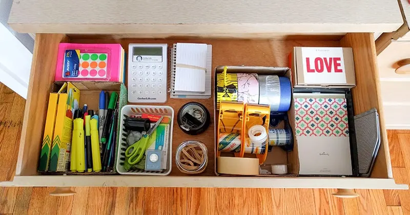 Where to find cheap organization products | Get organized for free | Dollar store organization | Inexpensive ways to be more organized. 