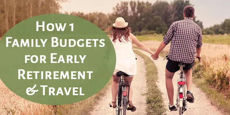 Living on a budget can be tough! I love this real example of a monthly budget (actual numbers!). Great example of how to budget in early retirement and still travel a lot. At the bottom, you can get a free budget worksheet! 