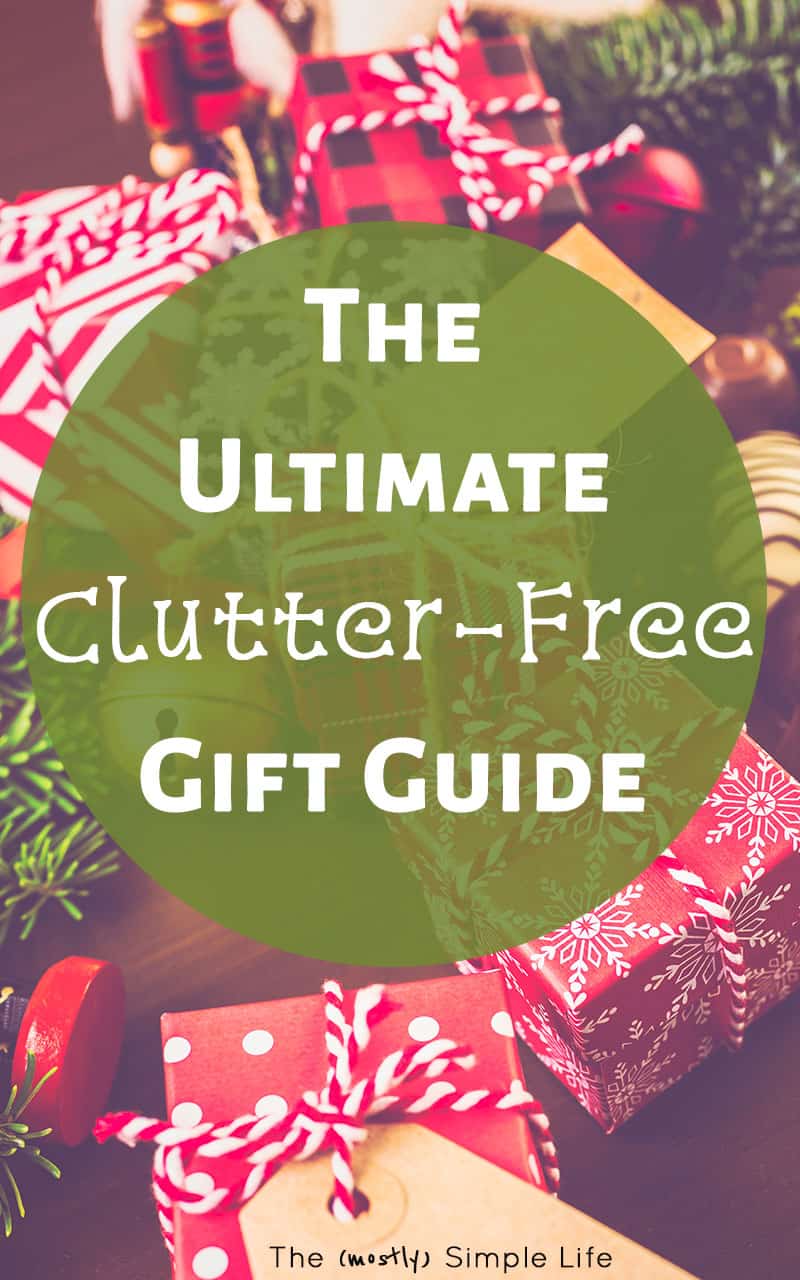 The Ultimate Clutter Free Christmas Gift Guide