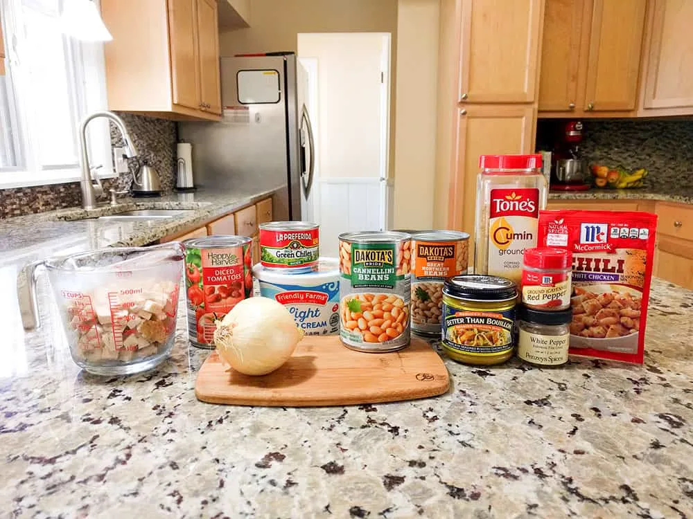 My Fabulous Chicken Chili Recipe - Ingredients 