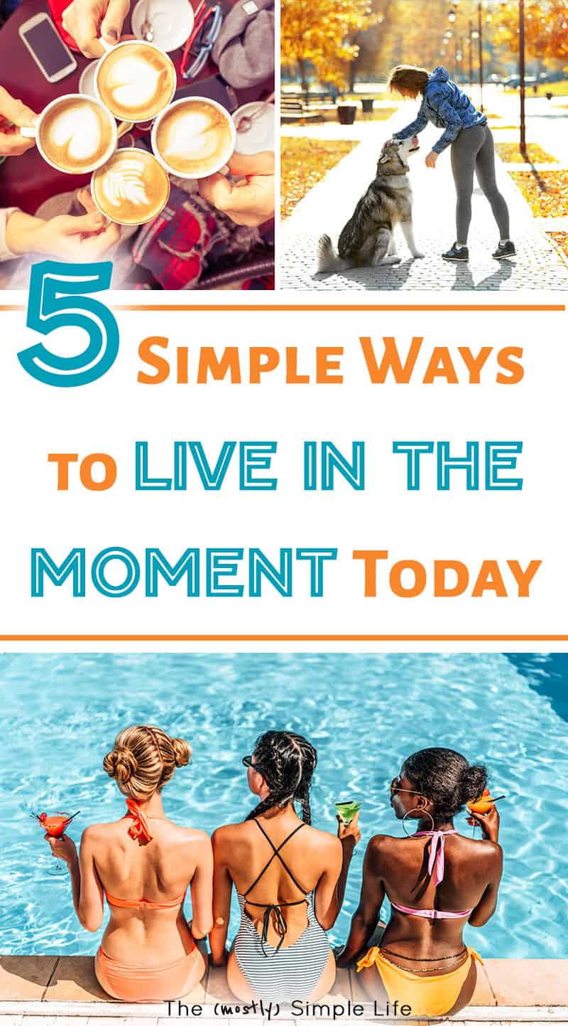 It takes effort to learn how to live in the moment! Better relationships with loved ones, kids, and more happiness in your life y'all! Love these tips for being present and using more mindfulness in your life. #mindfulness #happiness #lifehack #liveinthemoment #inthemoment
