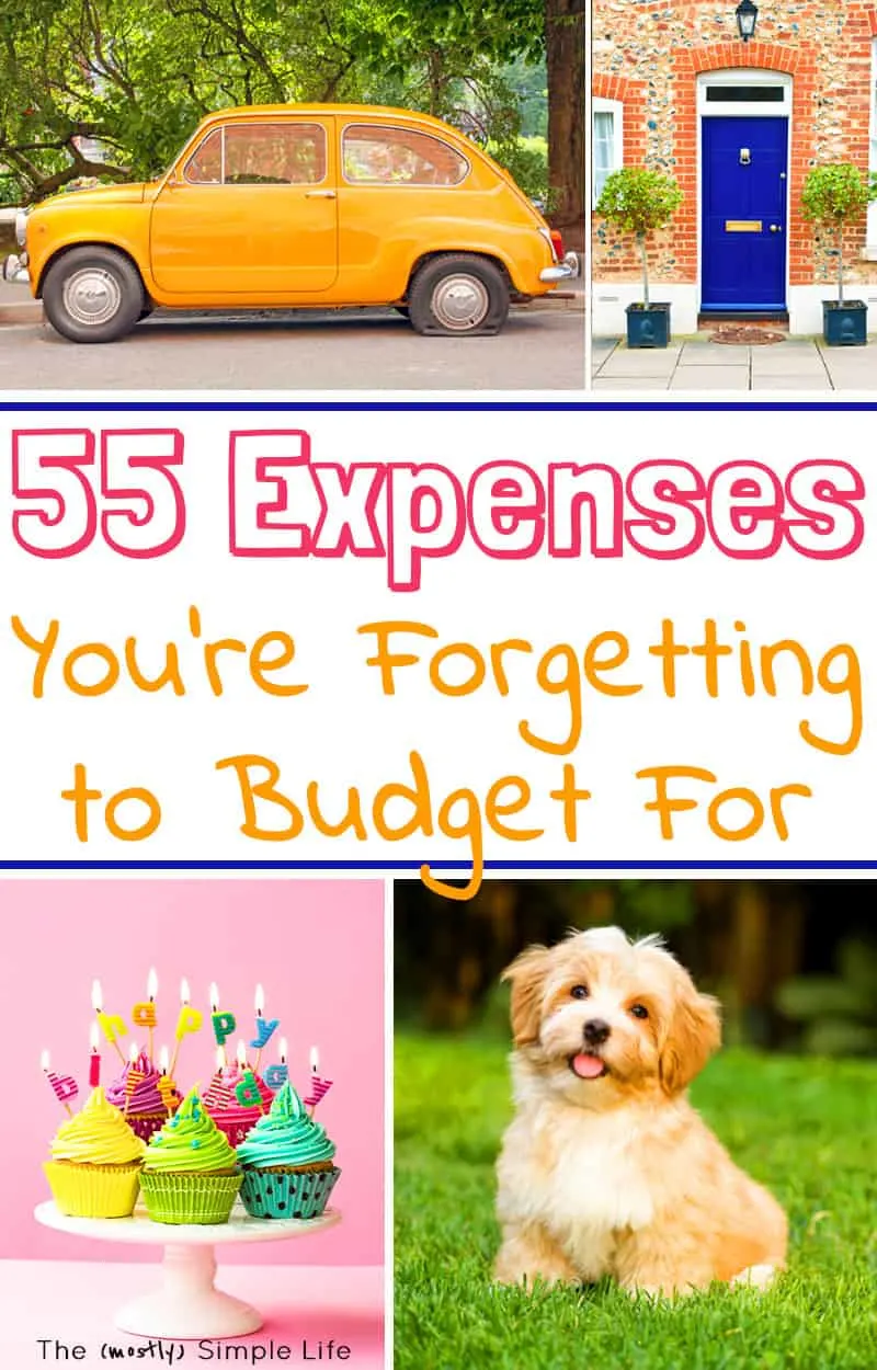55 Budget Categories You Don\'t Want to Forget