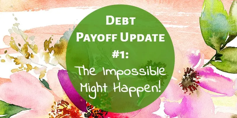 Debt Free Journey Update #1: The Impossible Might Happen!