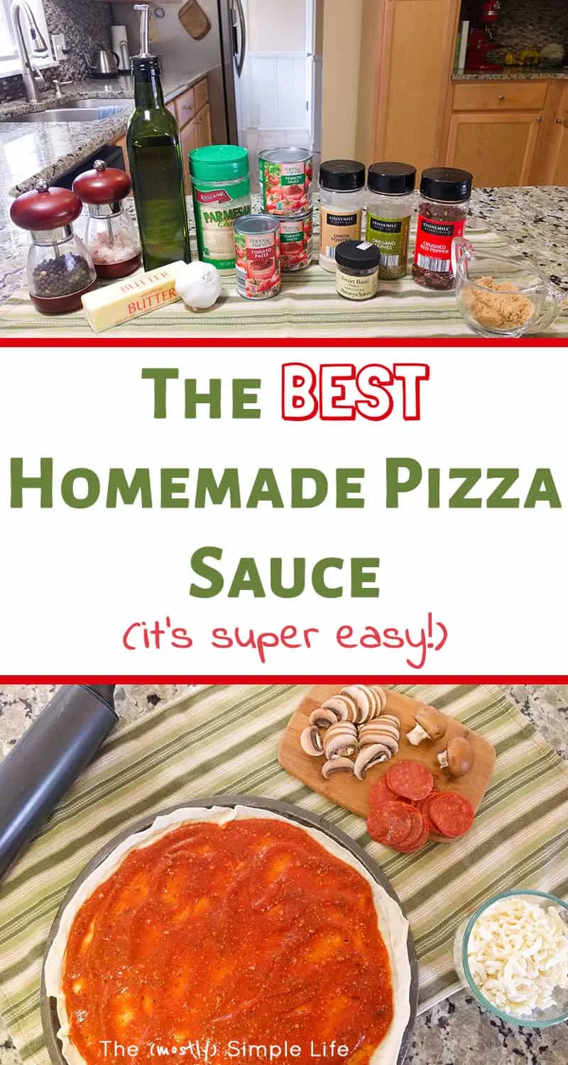 Pizza Night: Amazing Homemade Pizza Sauce