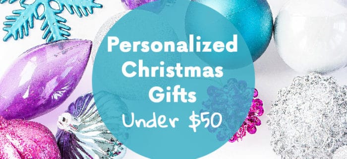 Personalized Christmas Gifts Under $50