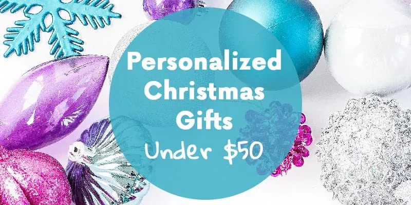Personalized Christmas Gifts Under $50