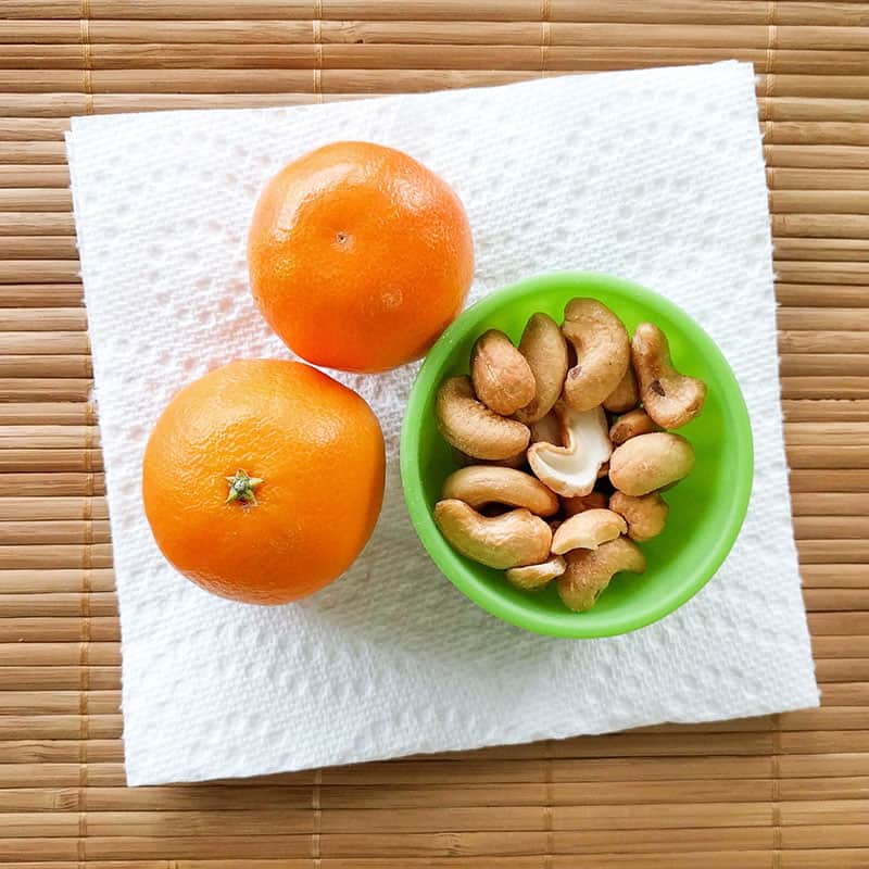 Healthy Snack: Fruit and Nuts
