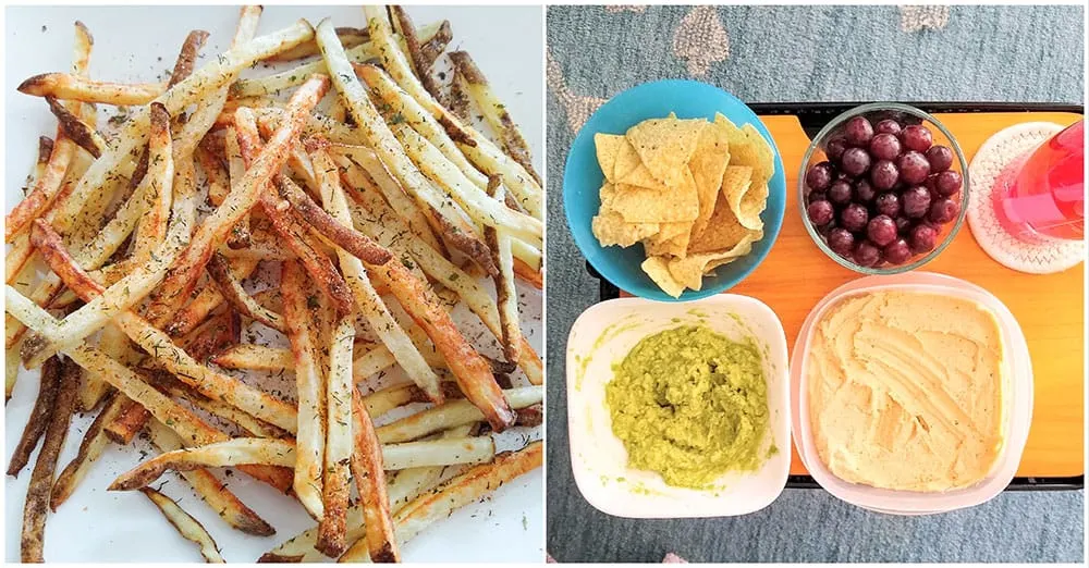 vegan snacks and side dishes