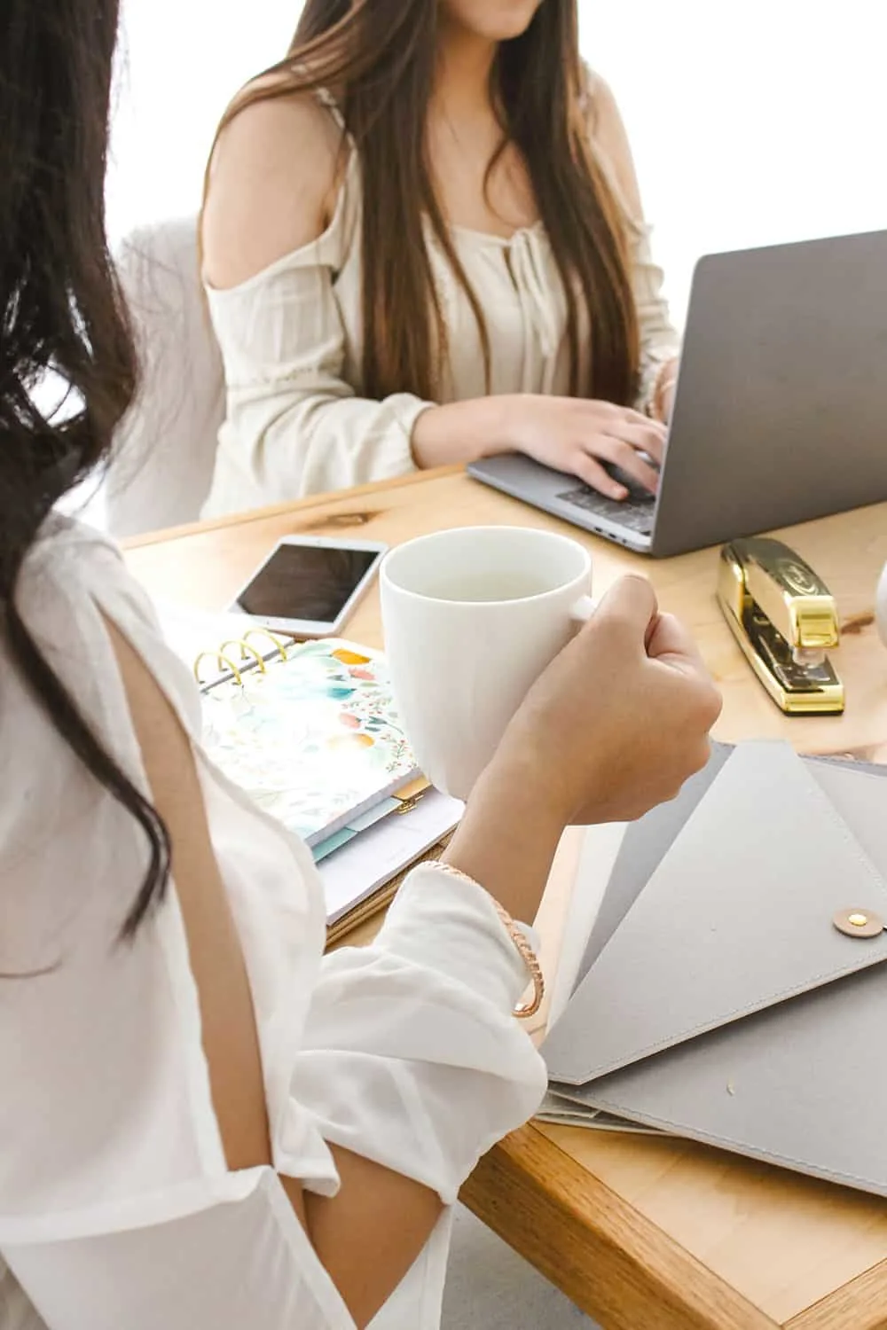 women working on computers