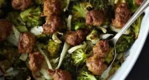 Roasted Sausage, Broccoli, and Fennel