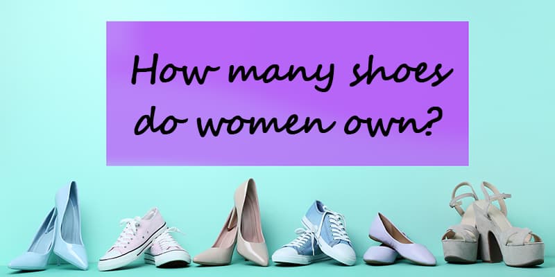 header about how many shoes women own