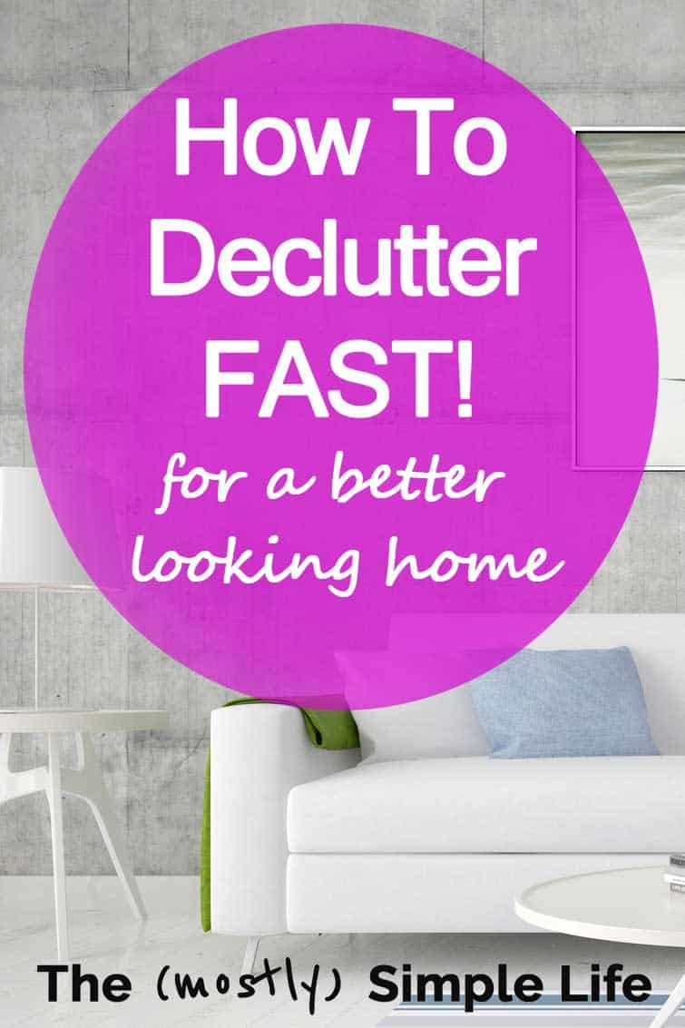 How to Declutter Your Home Fast