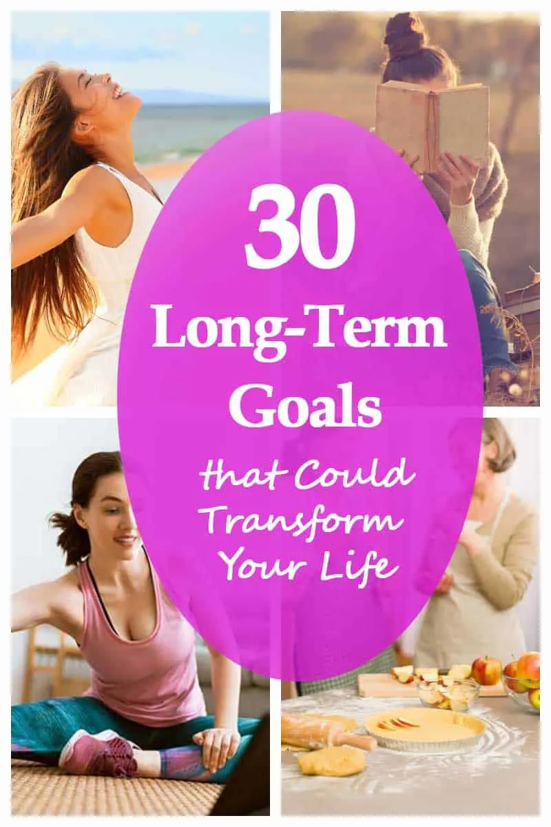 long term goals examples for work