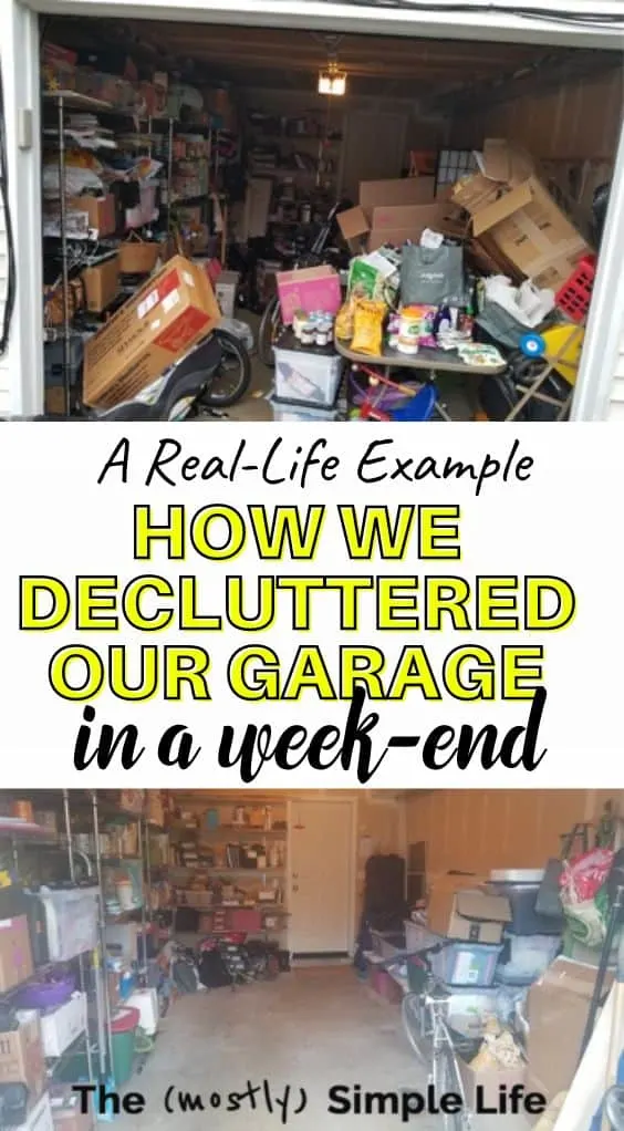 5 Tips to Declutter Your Garage Quickly (Real-Life Example)