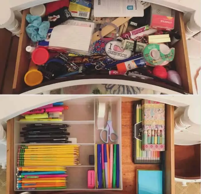 drawer organized
