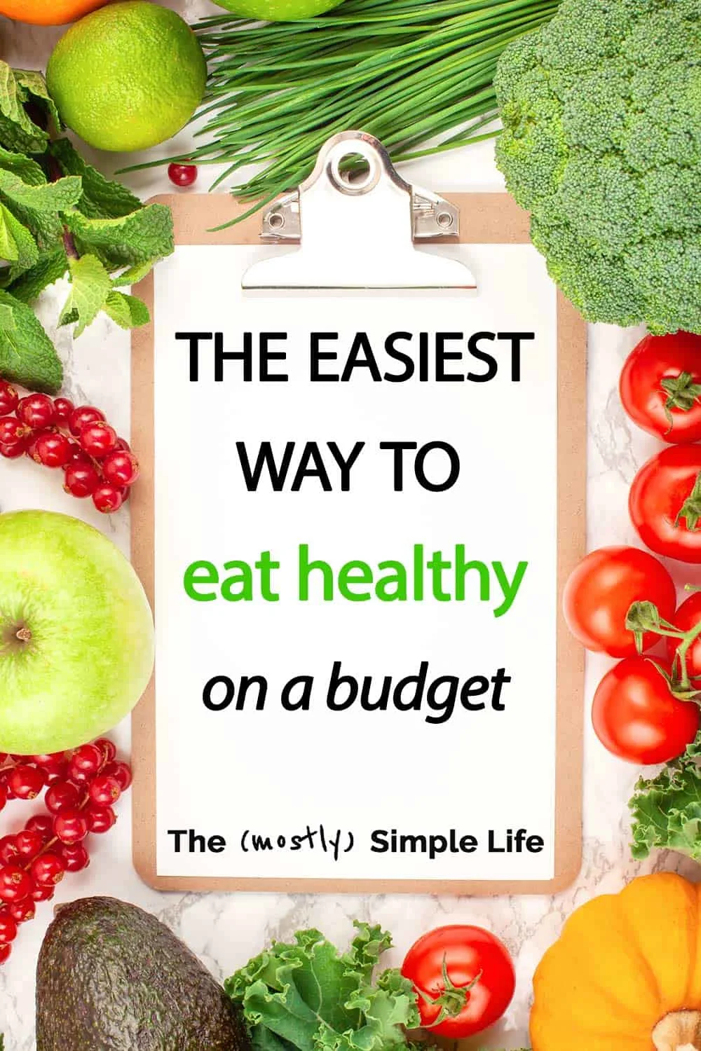 The Easiest Way to Eat Healthy on a Budget