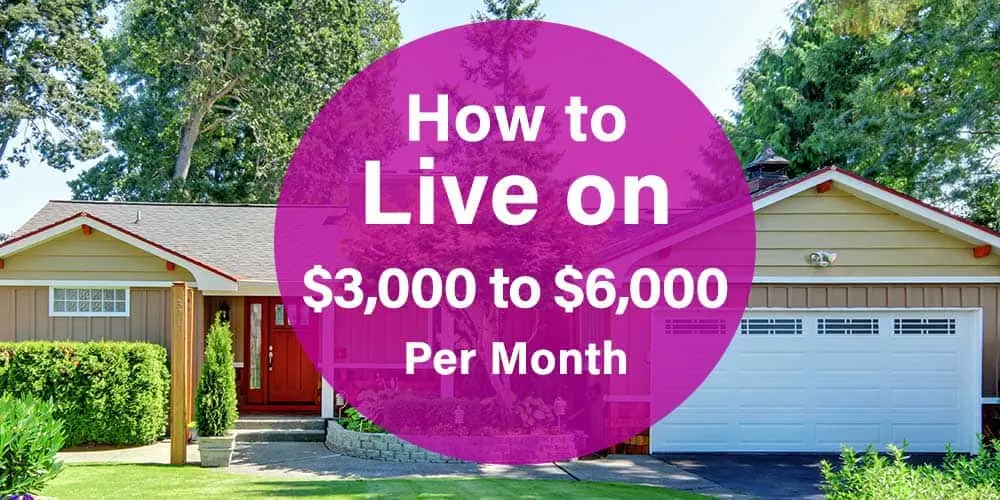 budget example how to live on 3000 to 6000