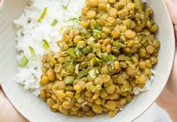 lentils and rice, only $0.64 per serving