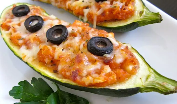 zucchini pizza