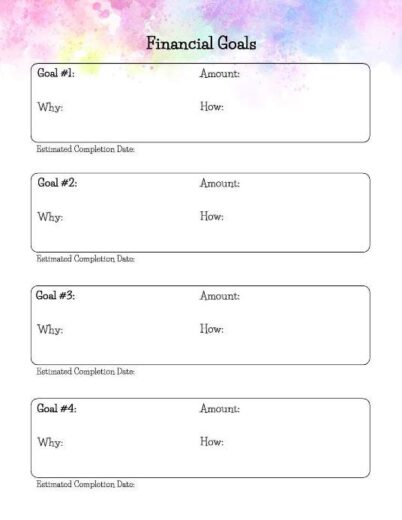 Instructions for Budget Printables - The (mostly) Simple Life