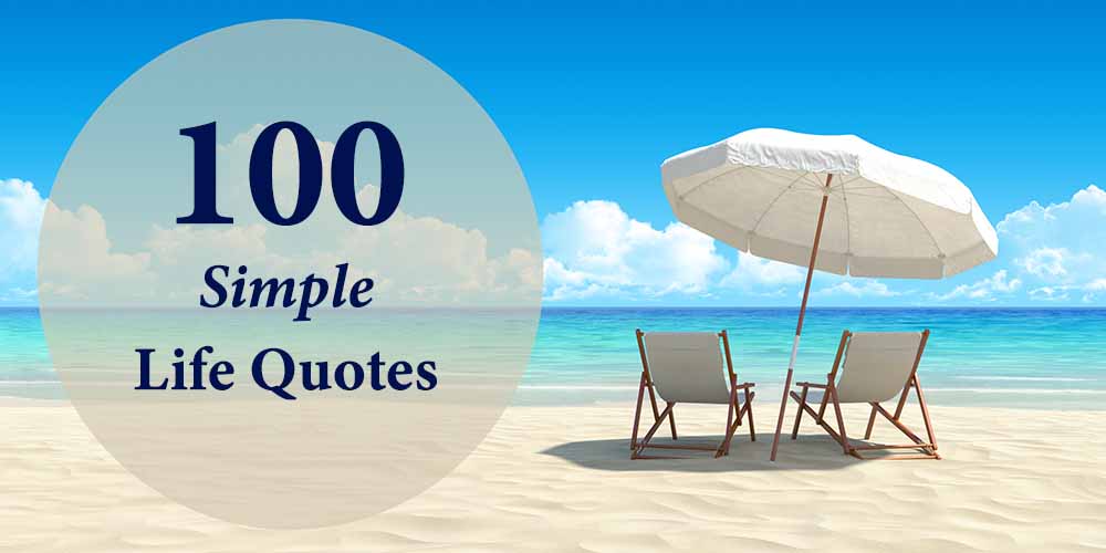 header for 100 simple life quotes