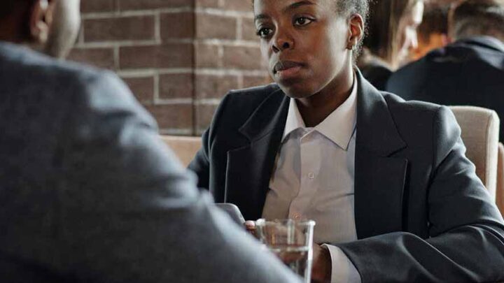 woman in a business suit