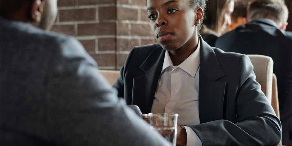 woman in a business suit