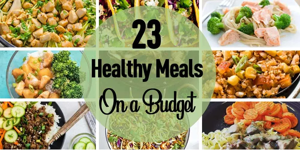 collage of healthy meal pictures