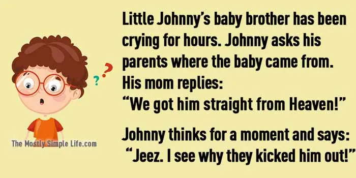 Little Johnny's baby brother joke