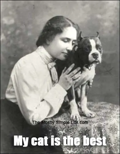 helen keller's cat